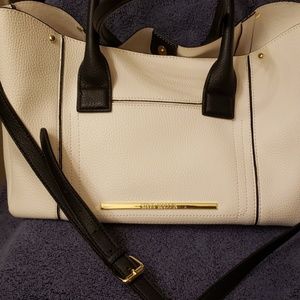 A Steve Madden bag its white and black